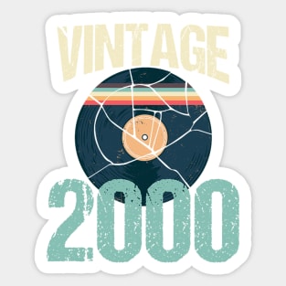 vintage 2000 Sticker